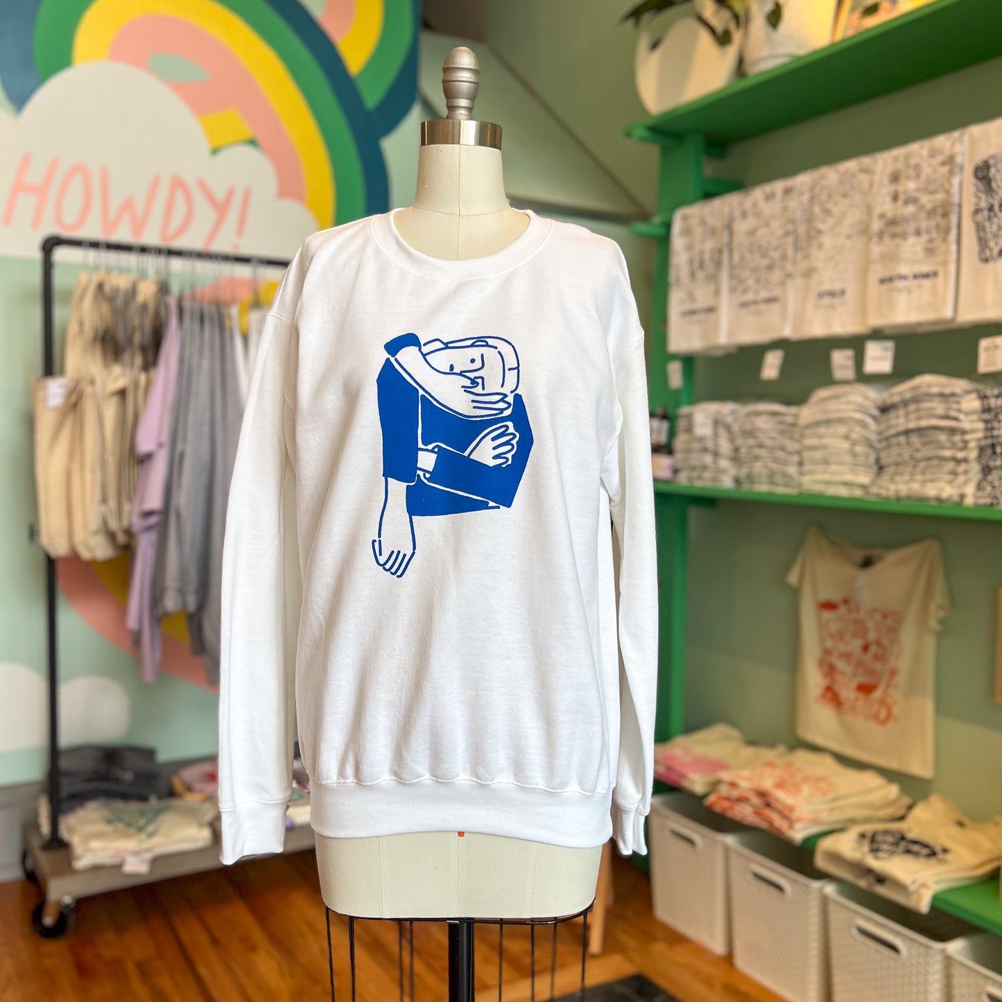 Blue Lady Sweatshirt