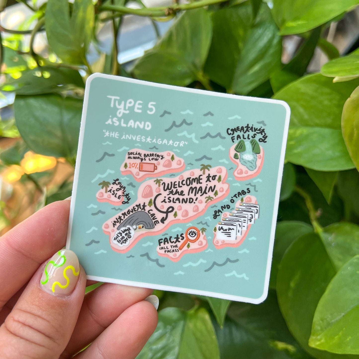 Enneagram Type 5 Sticker