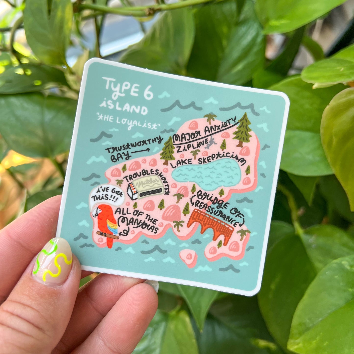 Enneagram Type 6 Sticker