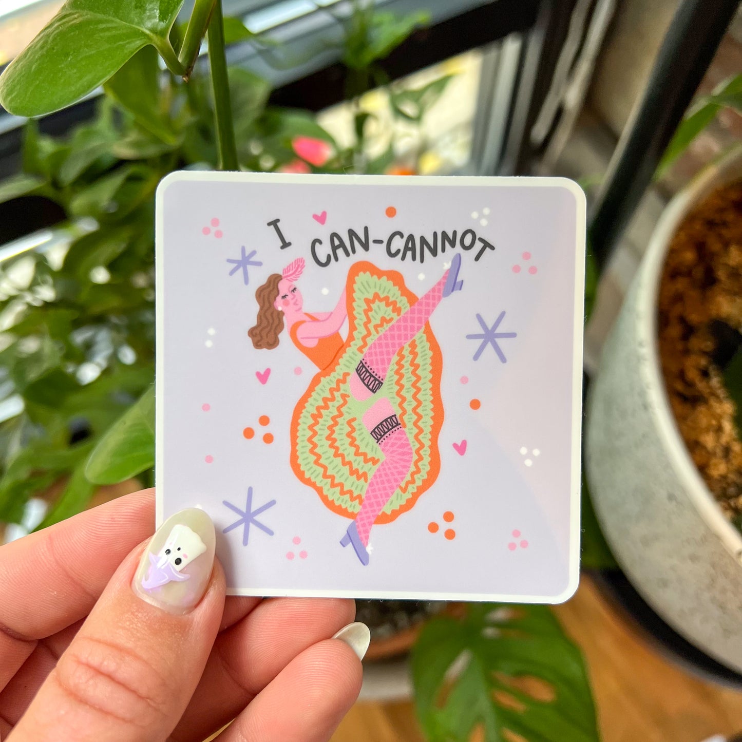 Can Cannot Sticker