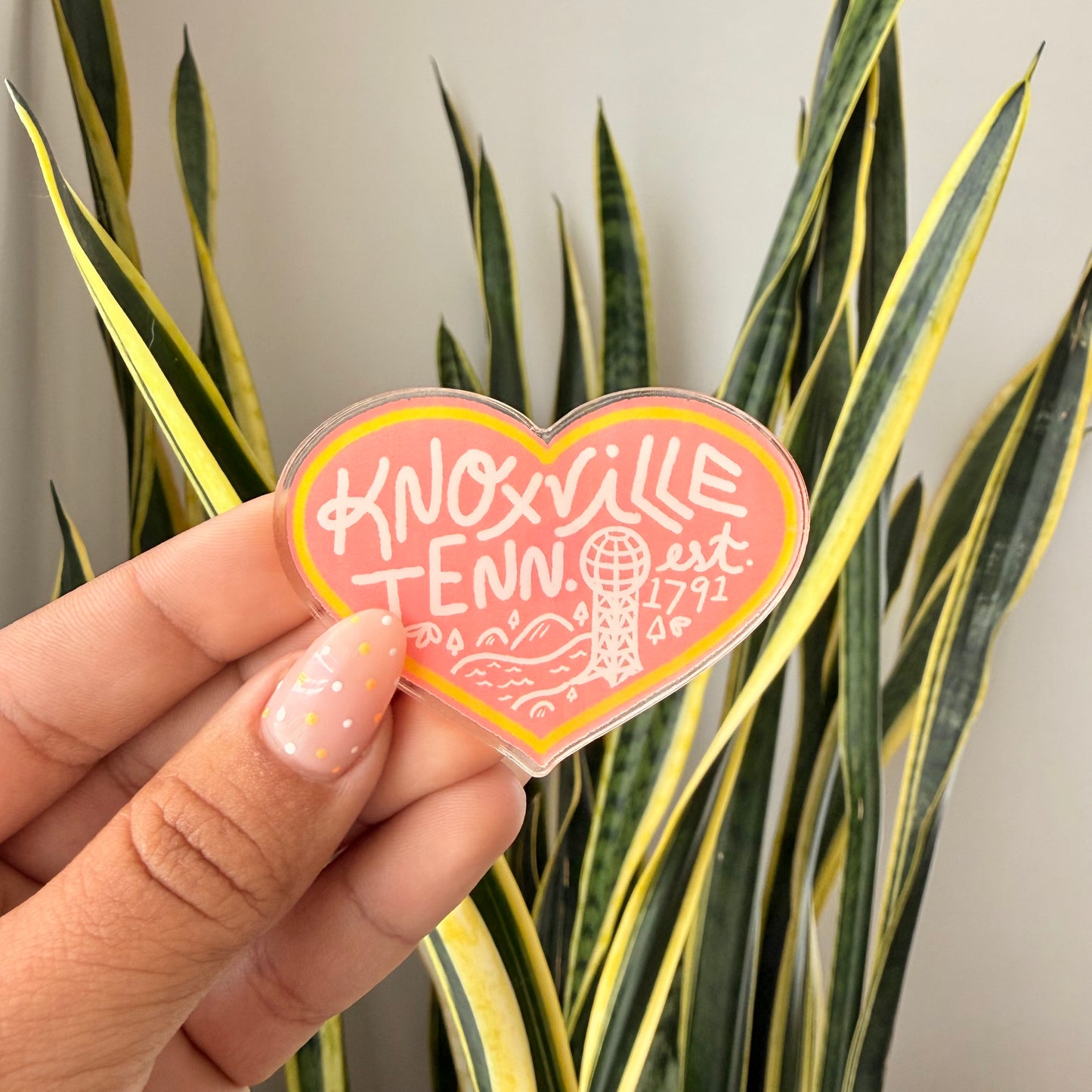 Knox Heart Acrylic Magnet