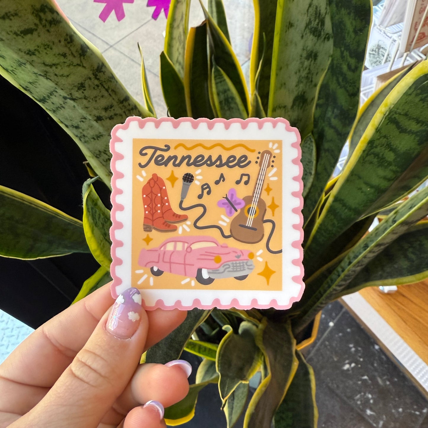 TN Music Stamp Sticker