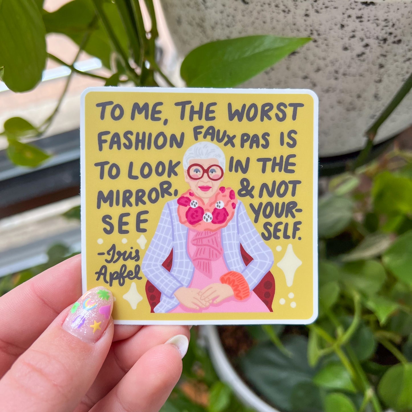 Iris Apfel Sticker