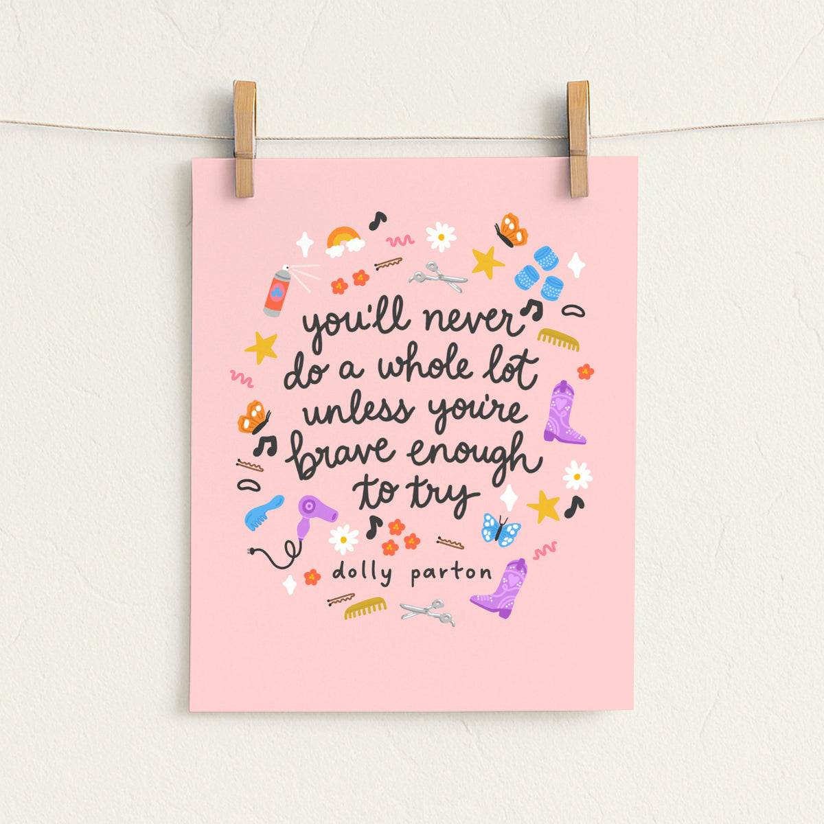 Dolly Quote - Print - 8x10"