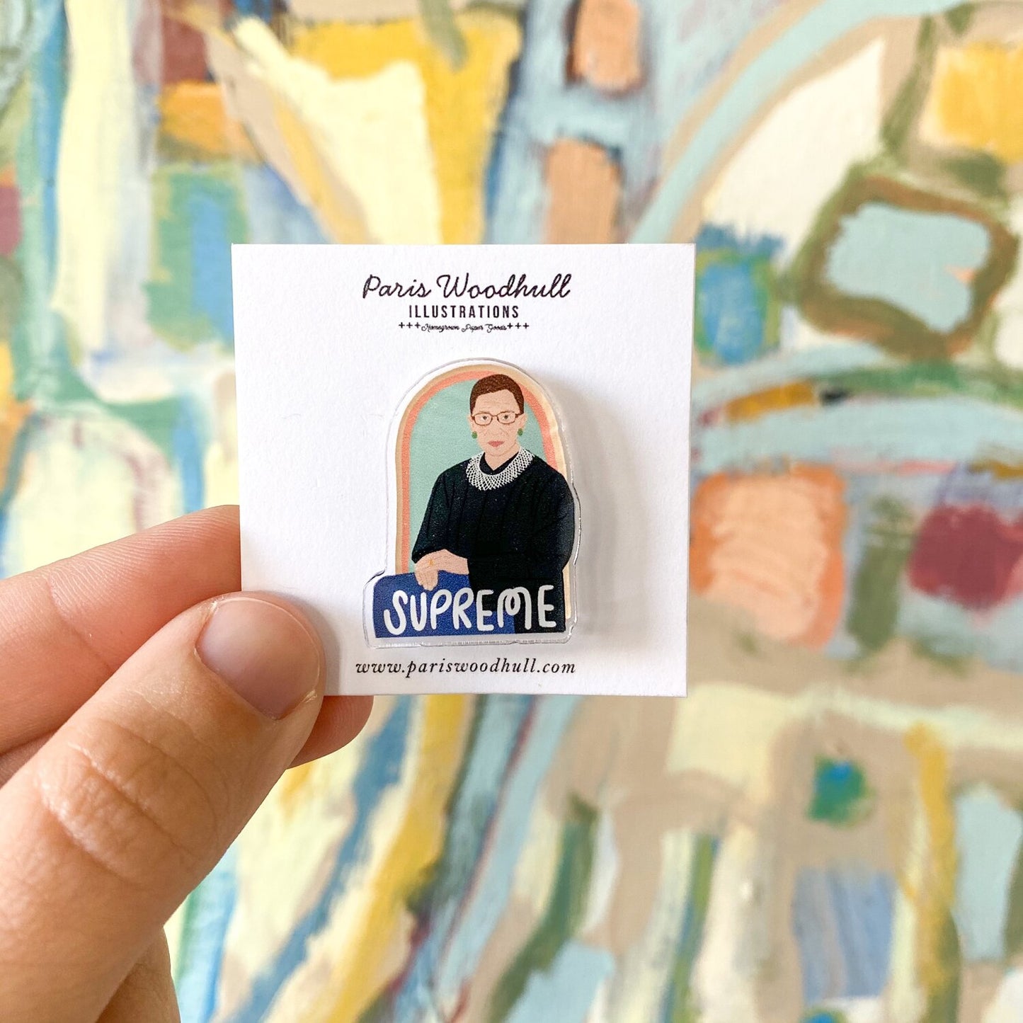 RBG Supreme Lapel Pin