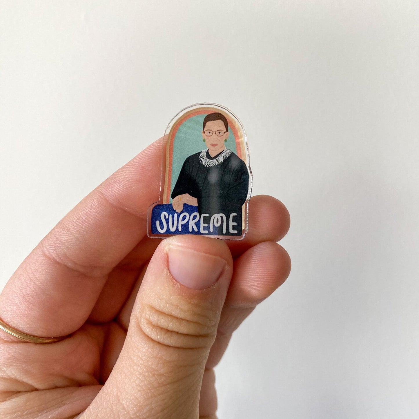 RBG Supreme Lapel Pin