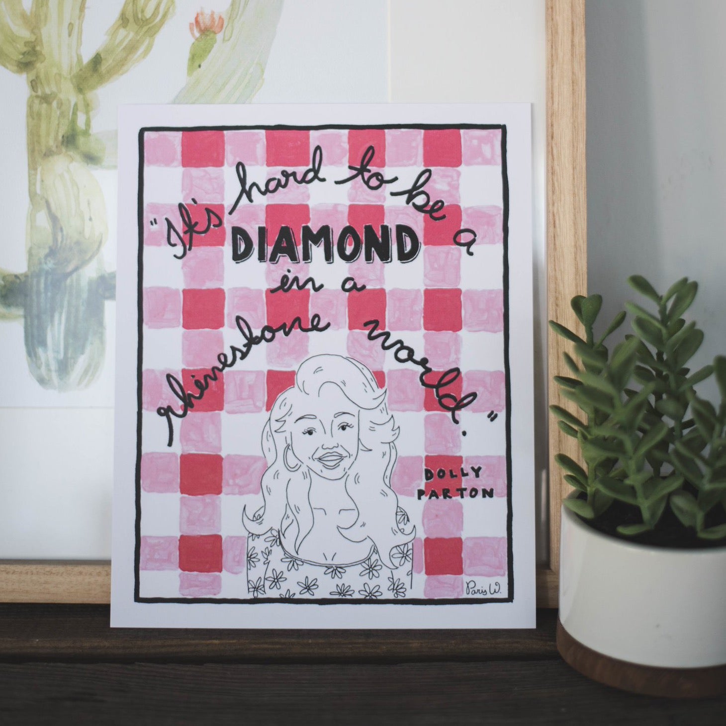 Dolly Parton Print 8x10" Paris Woodhull