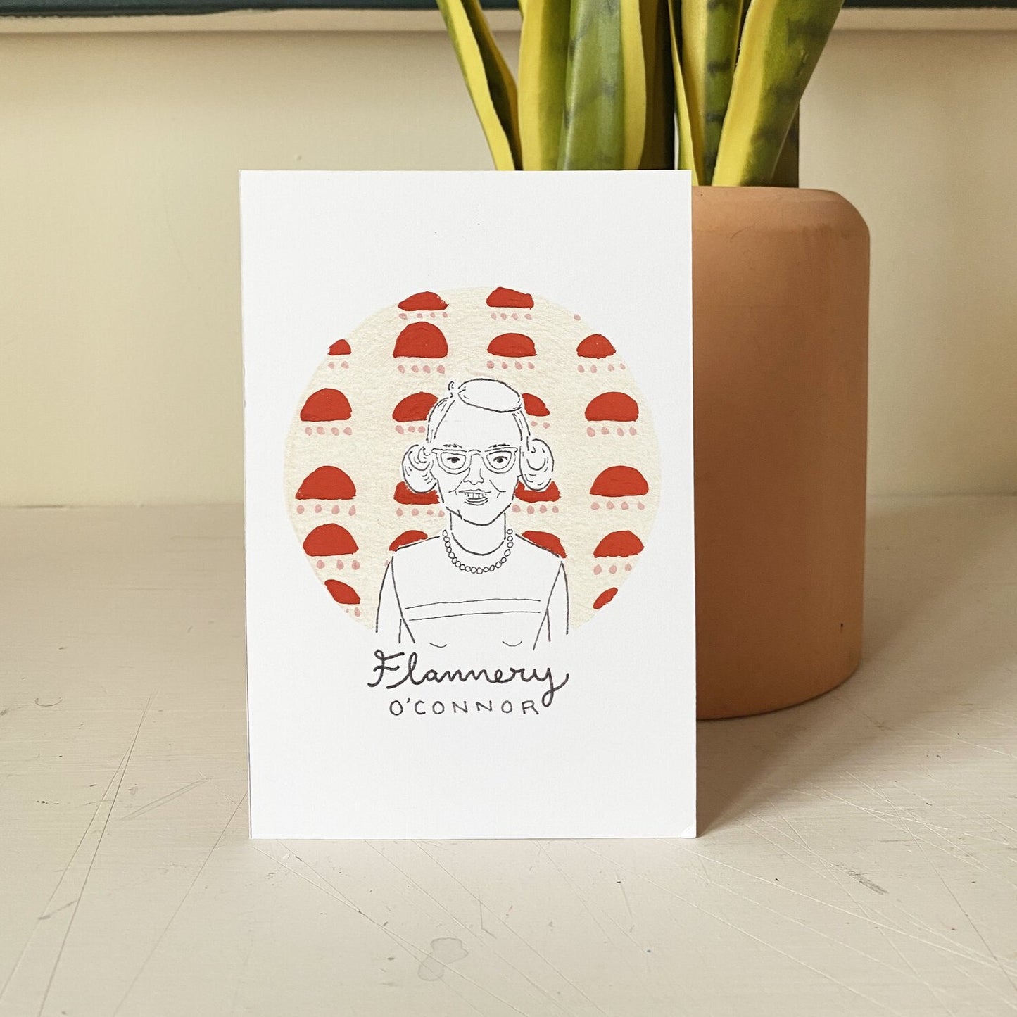 Flannery O'Connor - Mini Print - 4x6"