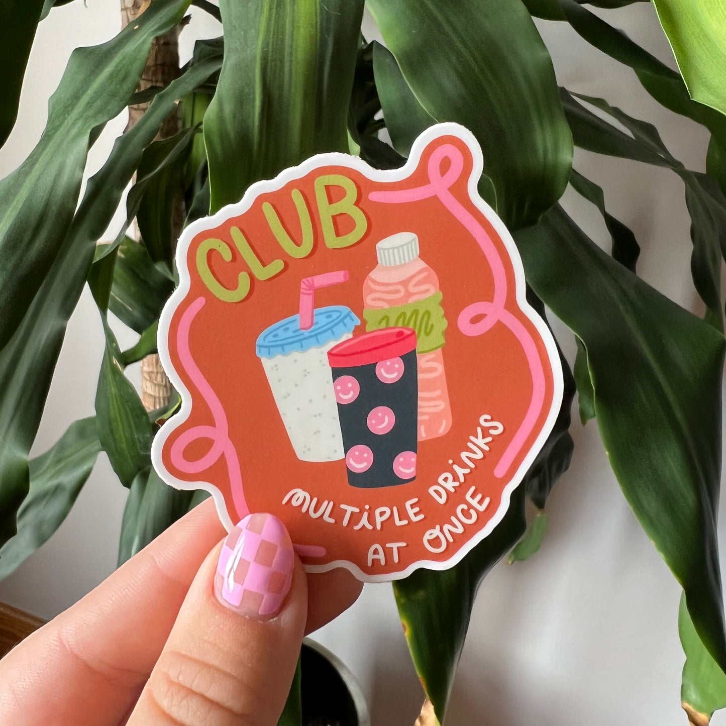 Multiple Drinks Sticker