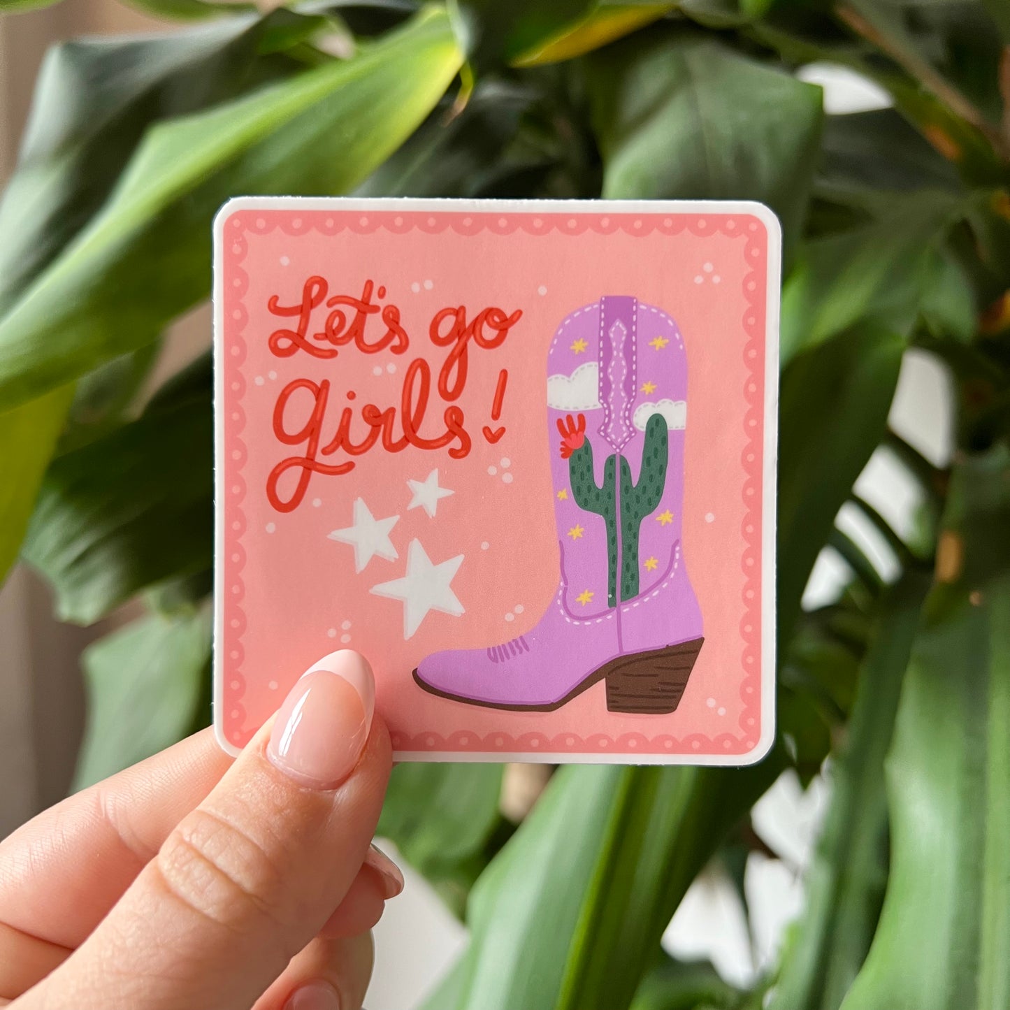 Let's Go Girls Sticker