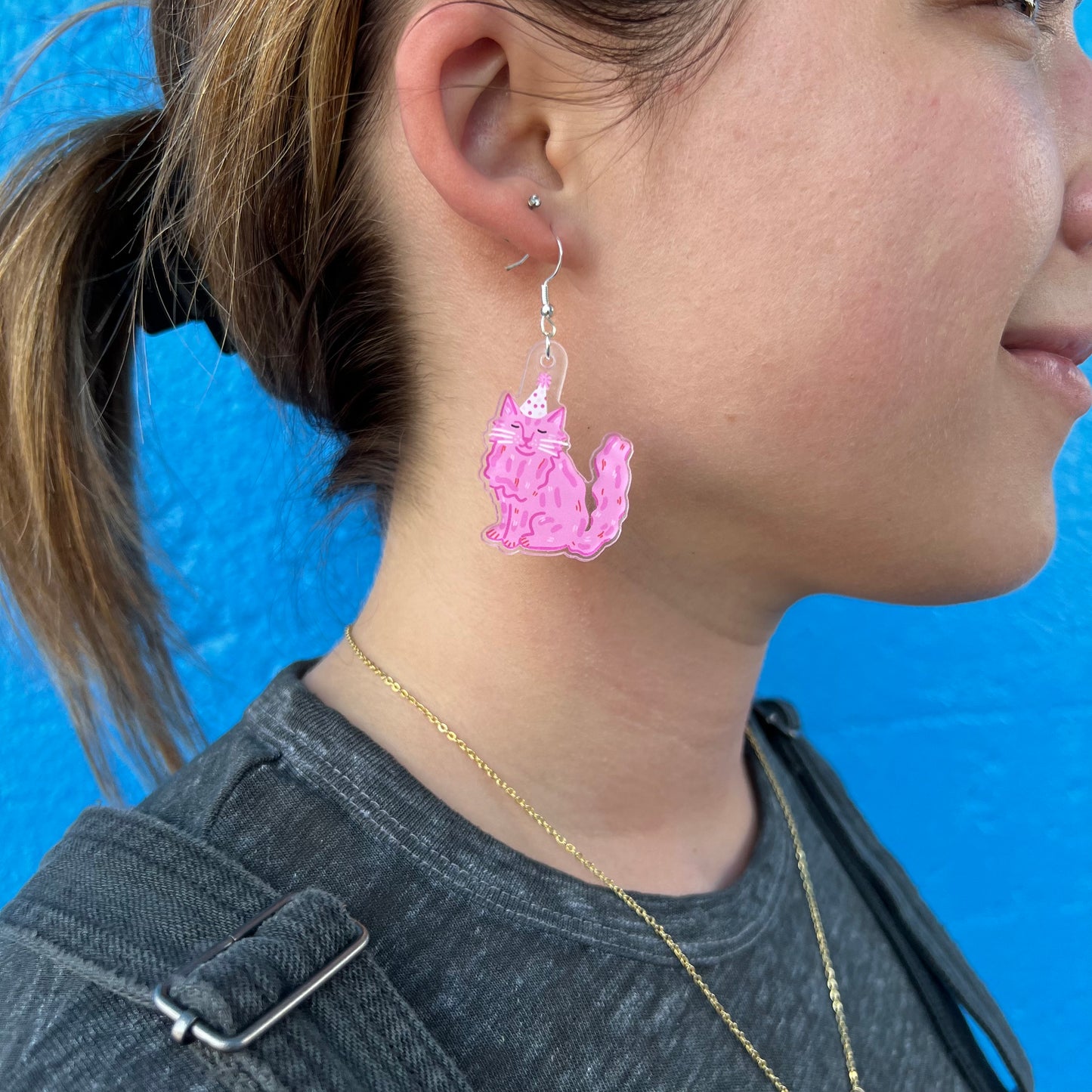 Party Cat Earrings