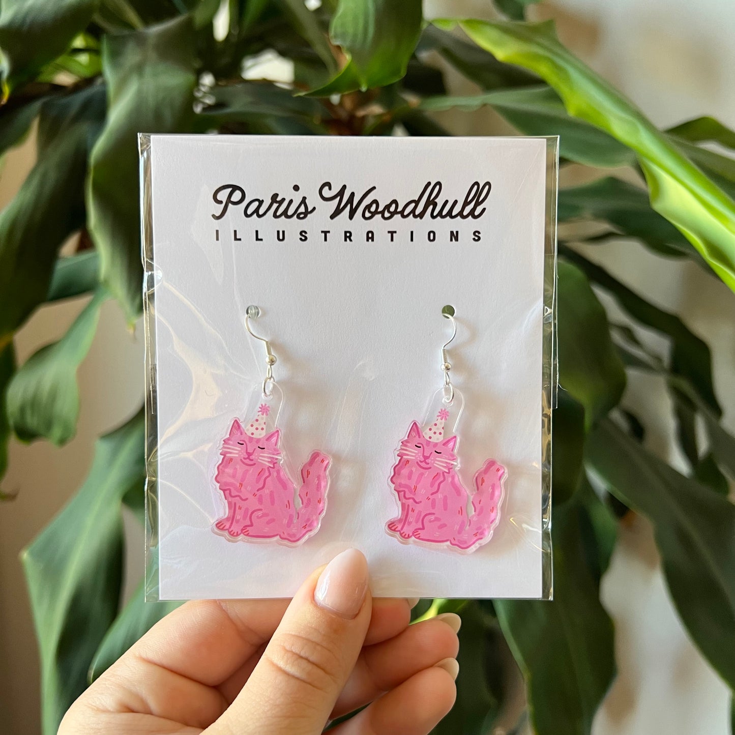 Party Cat Earrings