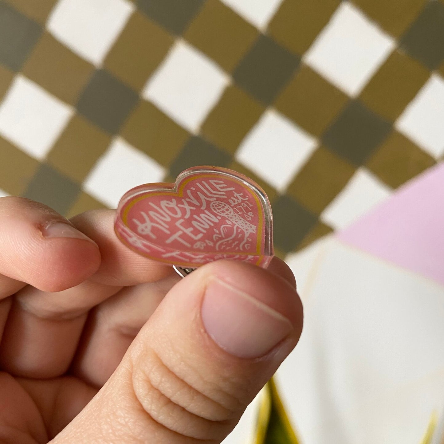 Knoxville Heart Pin