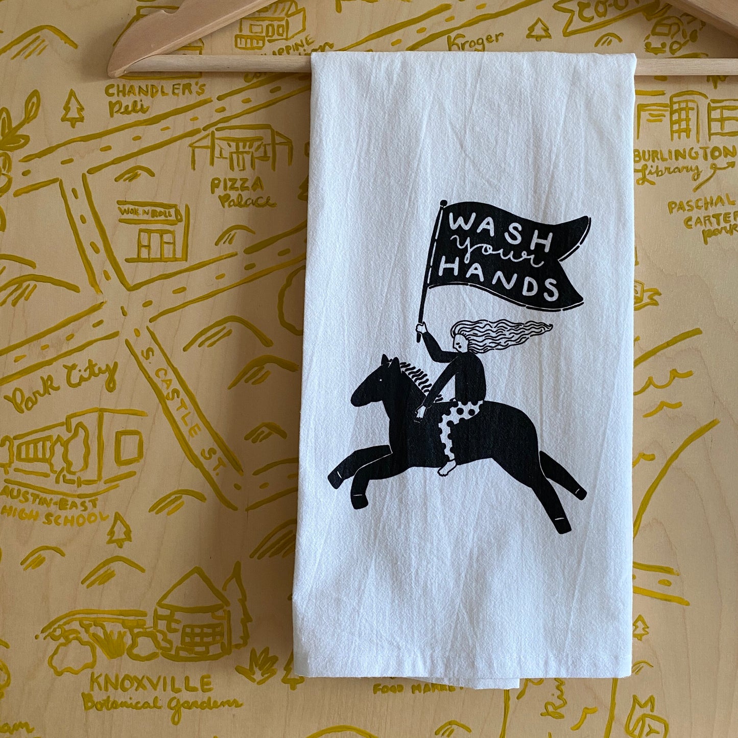 Wash Your Hands Tea Towel