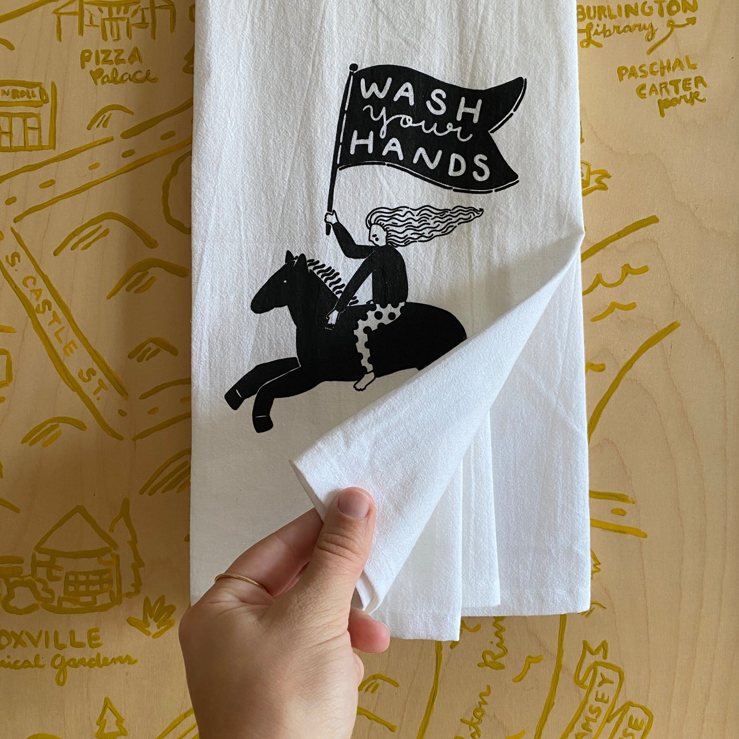 Wash Your Hands Tea Towel