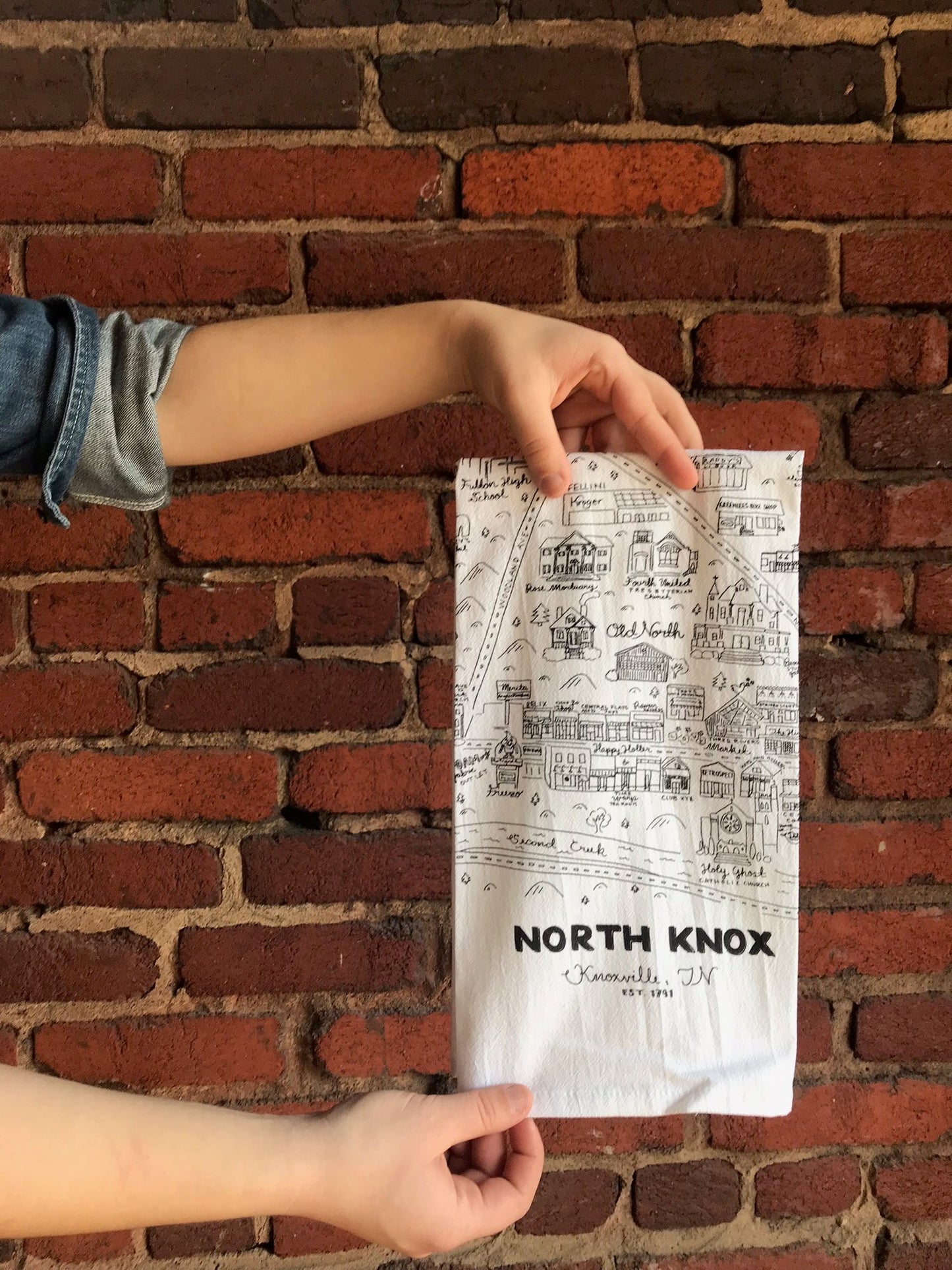 North Knoxville Tea Towel