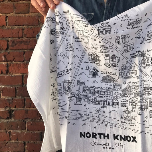 North Knoxville Tea Towel