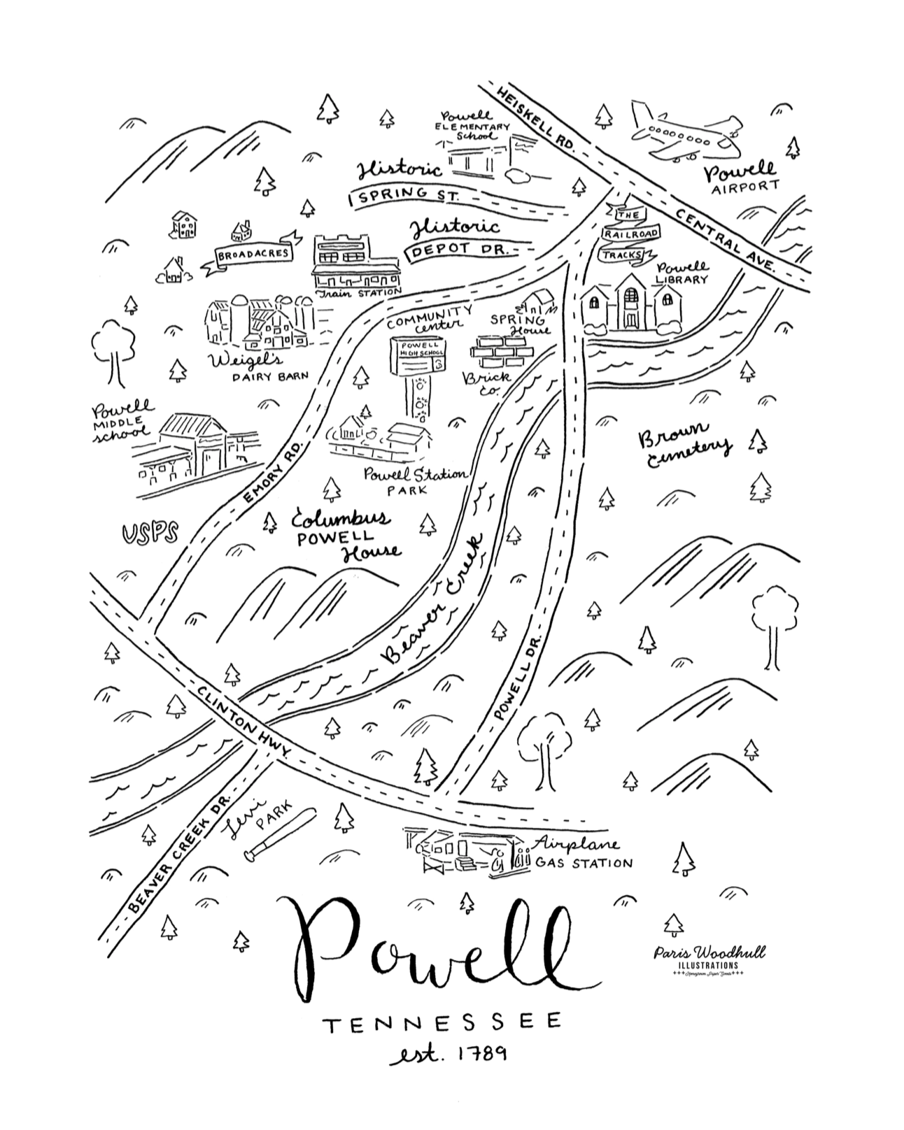 Powell - Print - 8x10"
