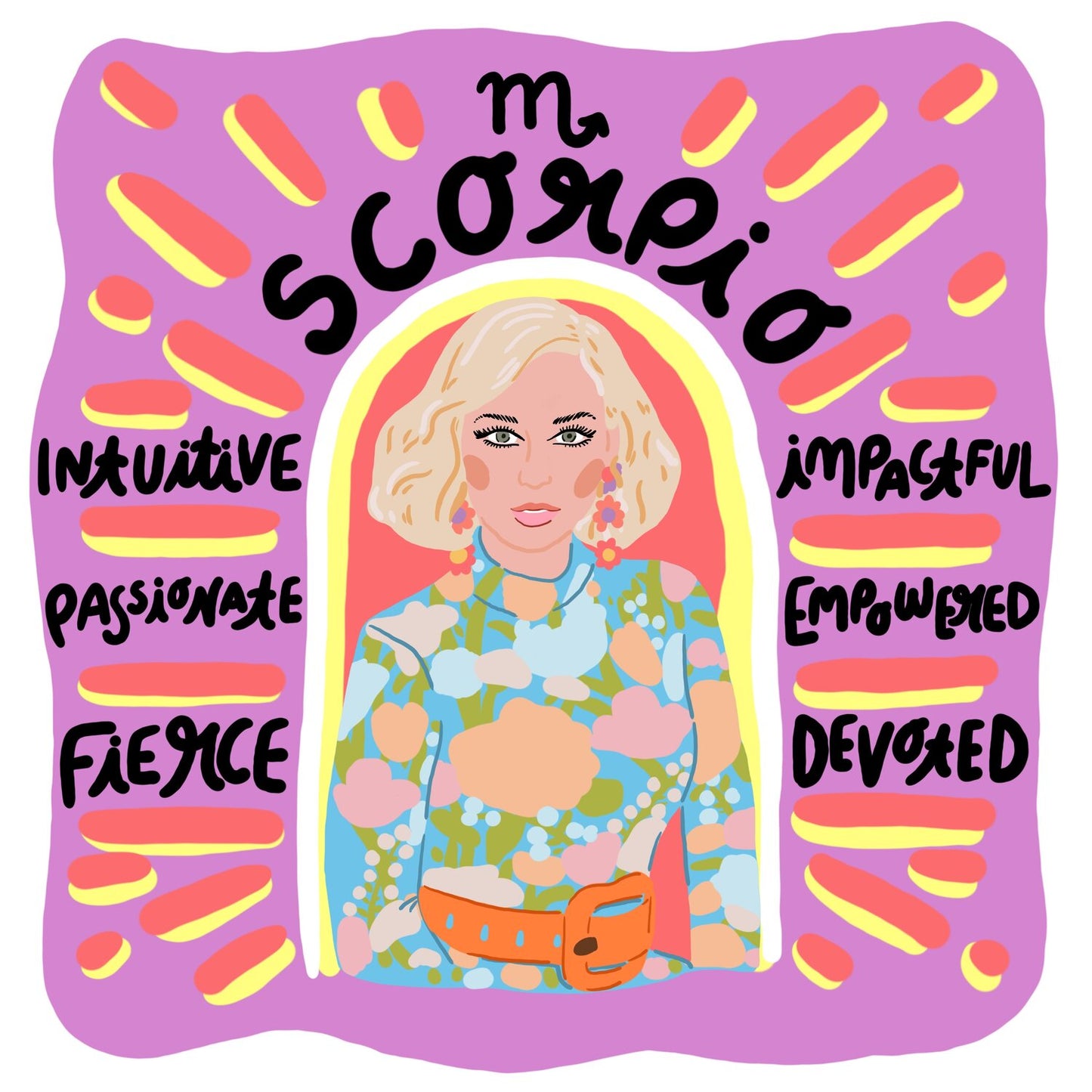 Scorpio Katy Perry - Print - 8x8"