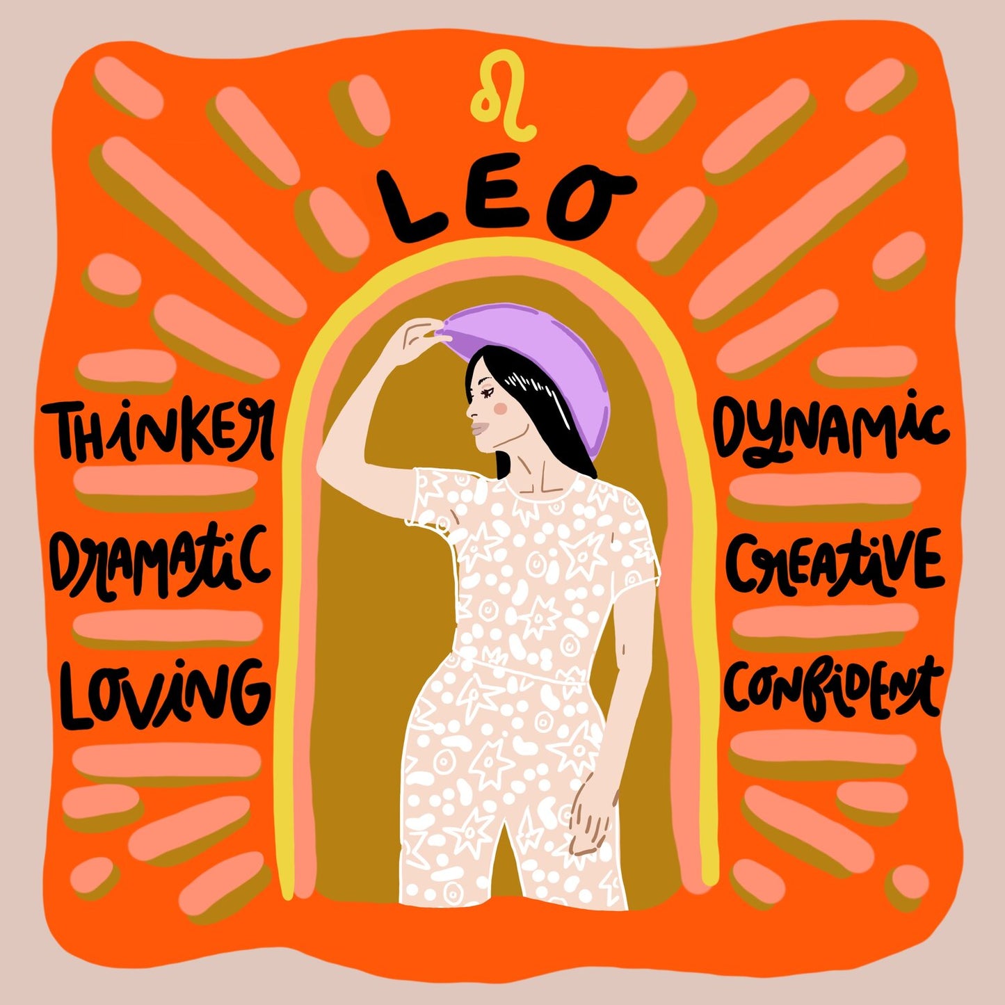 Leo Kacey Musgraves - Print - 8x8"