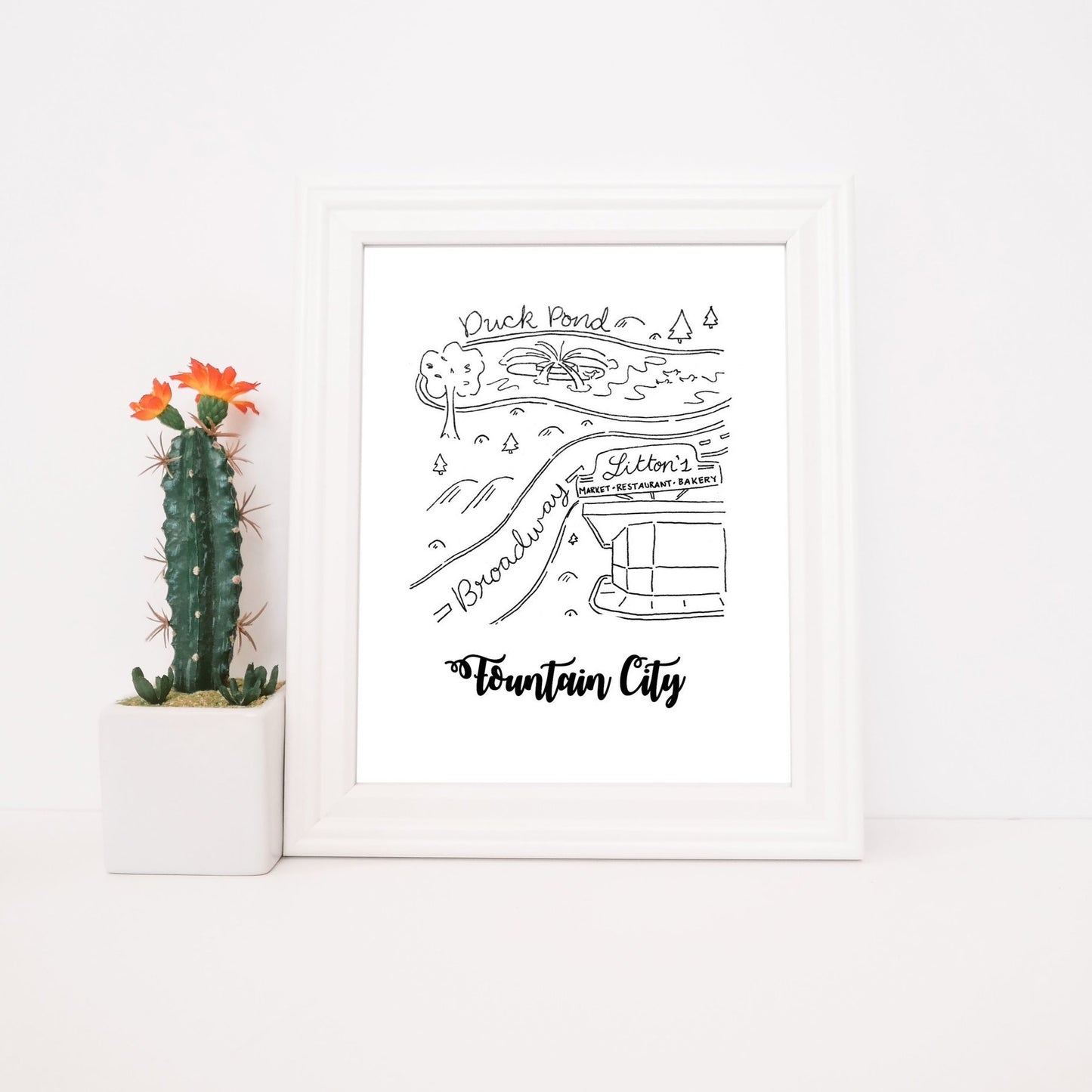Fountain City - Print - 8x10"