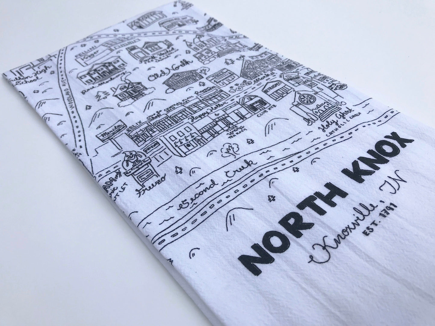 North Knoxville Tea Towel