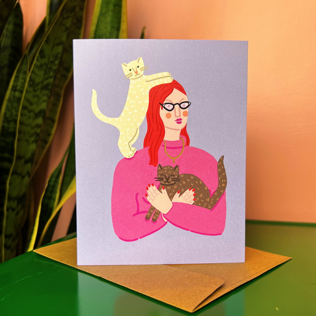 Cat Lady Card