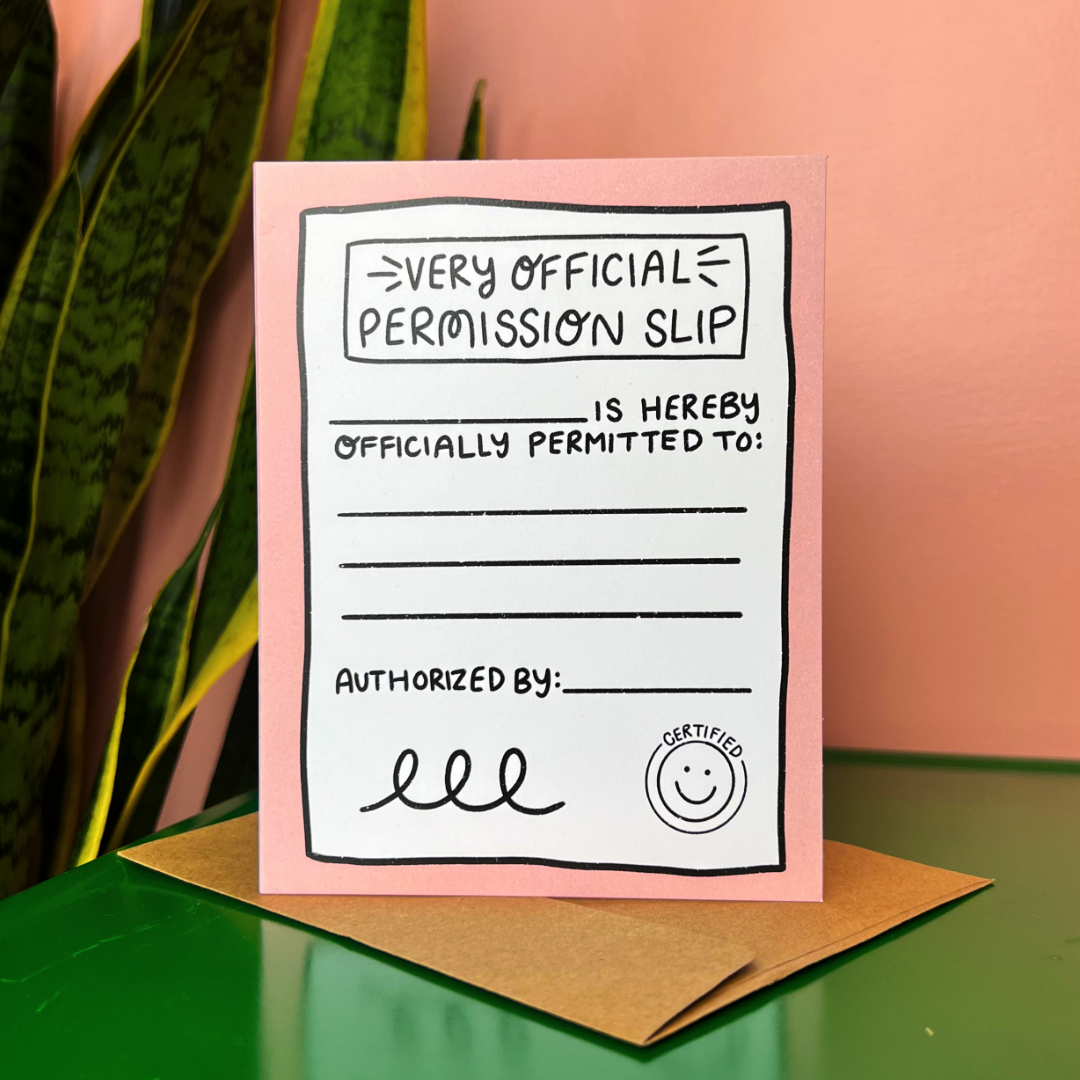 Permission Slip Card