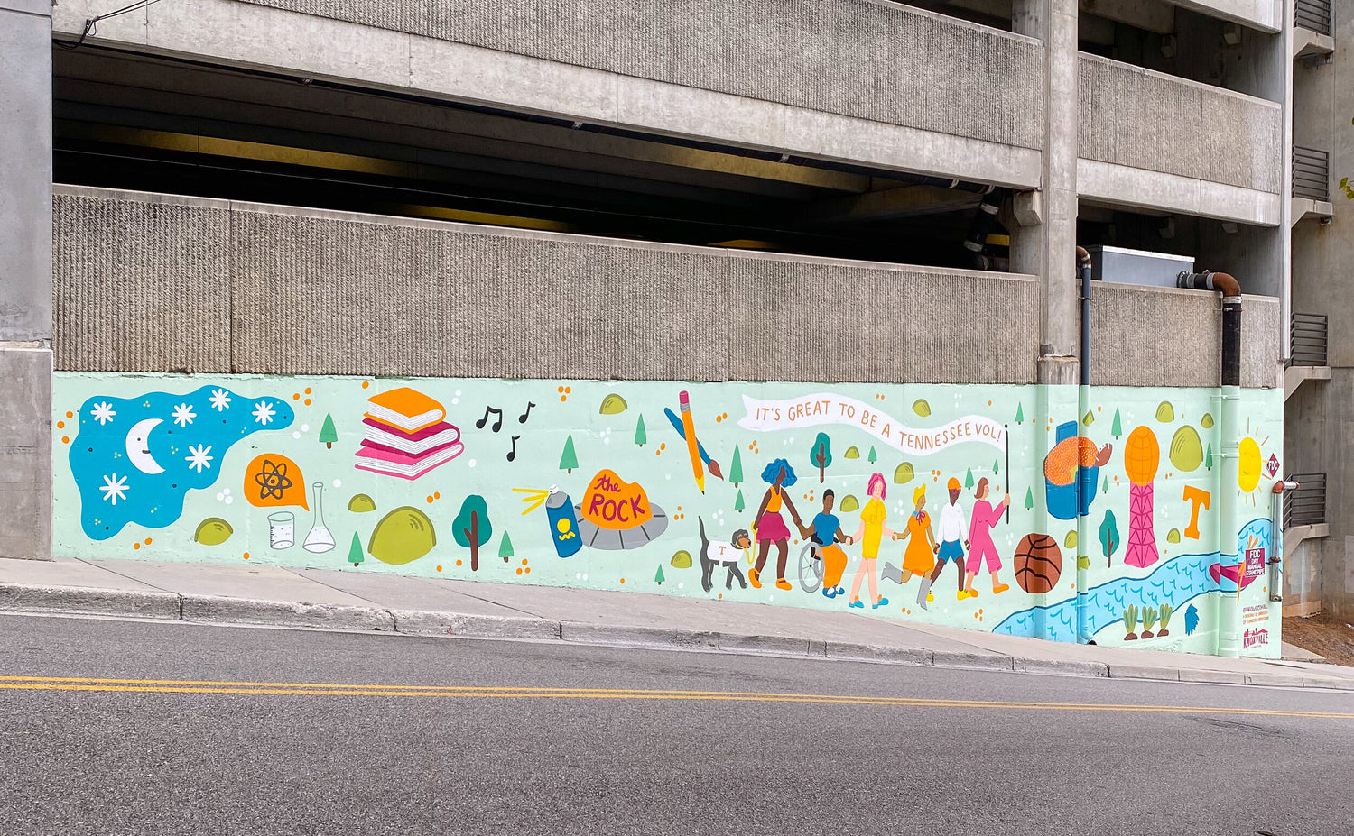 UTK Admissions Mural – Paris Woodhull