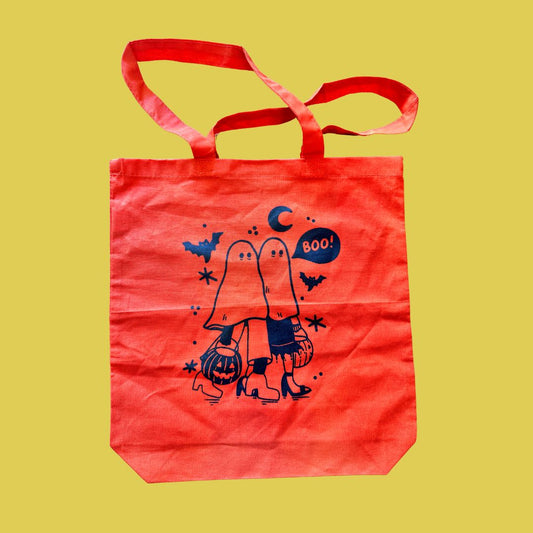 Ghost (Orange) Tote Bag