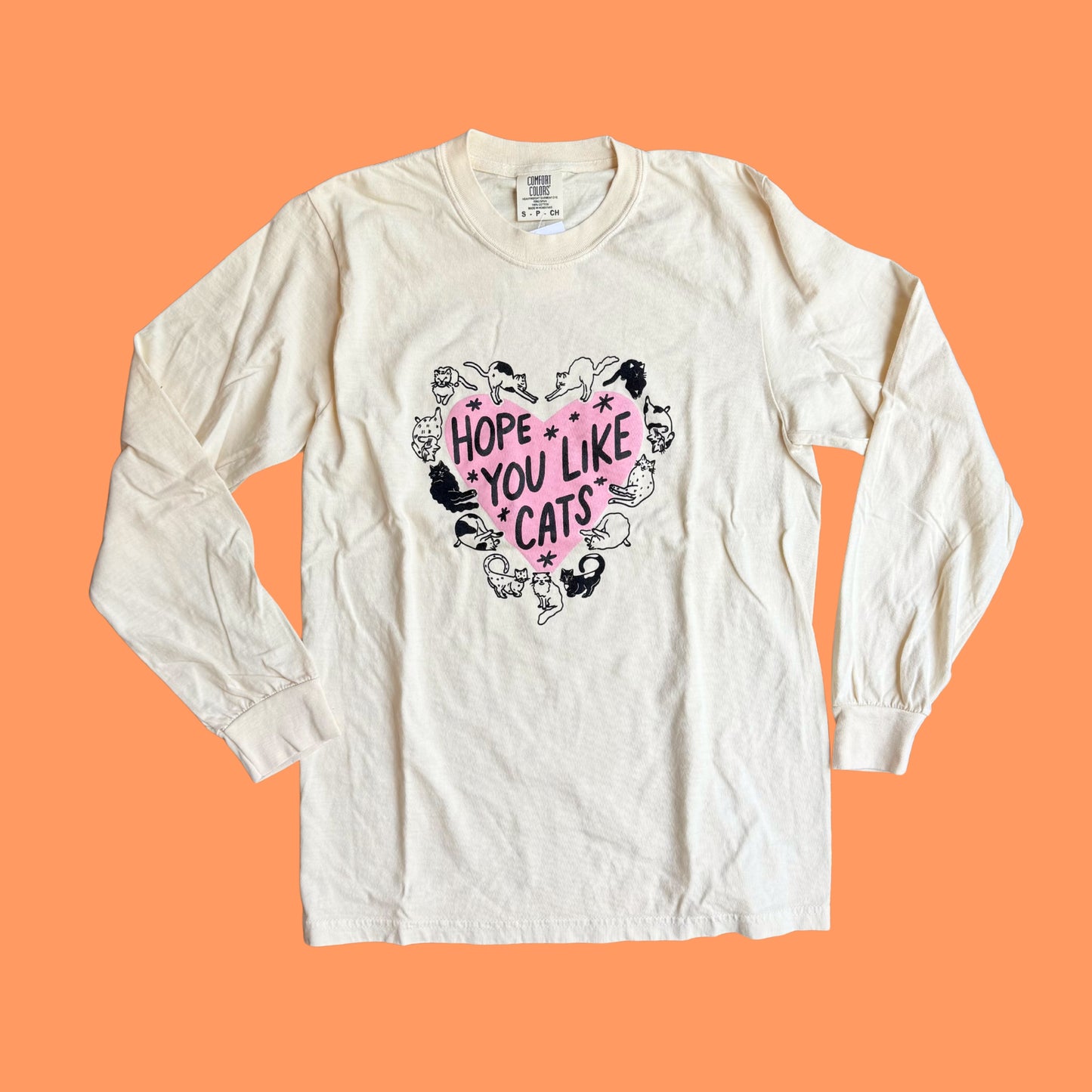 Cats - Comfort Colors - Long Sleeve T-Shirt