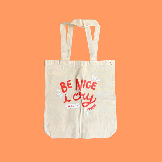 I Cry Tote Bag