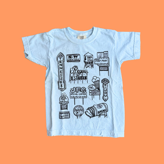 Signs of Knox (Kids) - Comfort Colors - T-Shirt