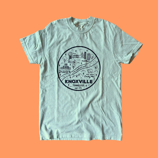 Knox Circle Map - Comfort Colors - T-Shirt