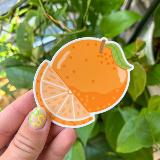 Orange Sticker