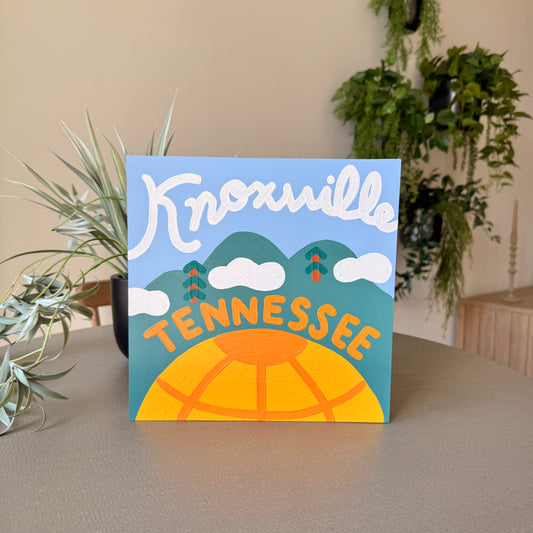 Knox Tenn 10" - Acrylic on Panel