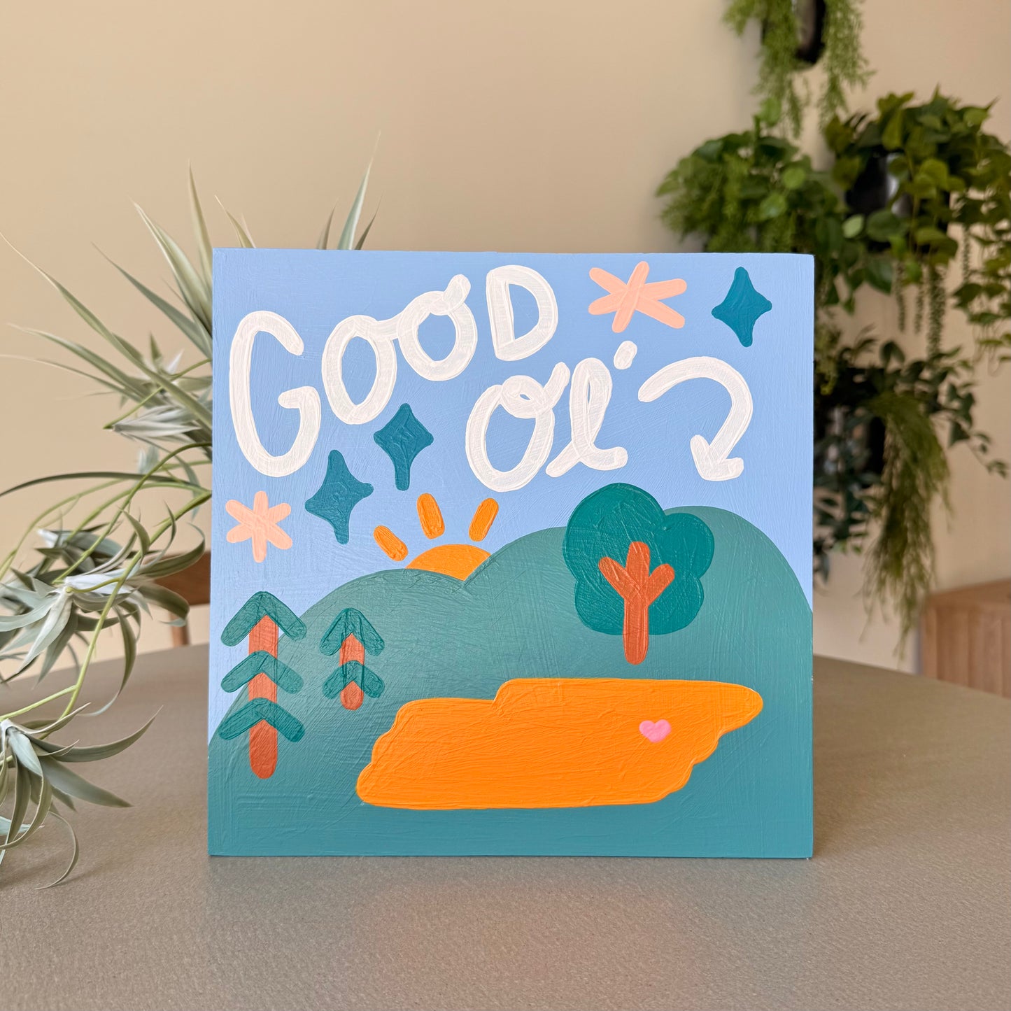 Good Ol' RT 10" - Acrylic on Panel