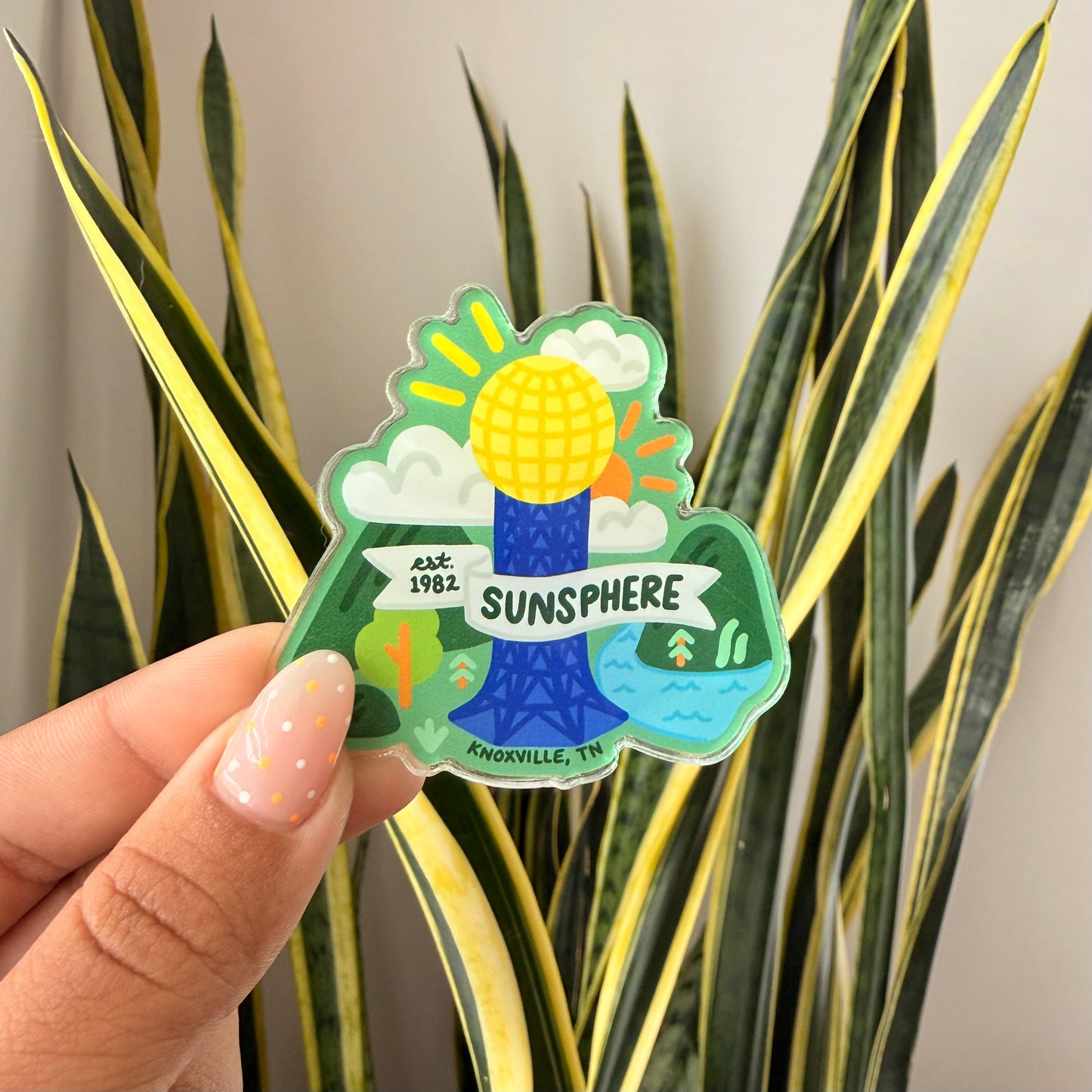Sunsphere Acrylic Magnet
