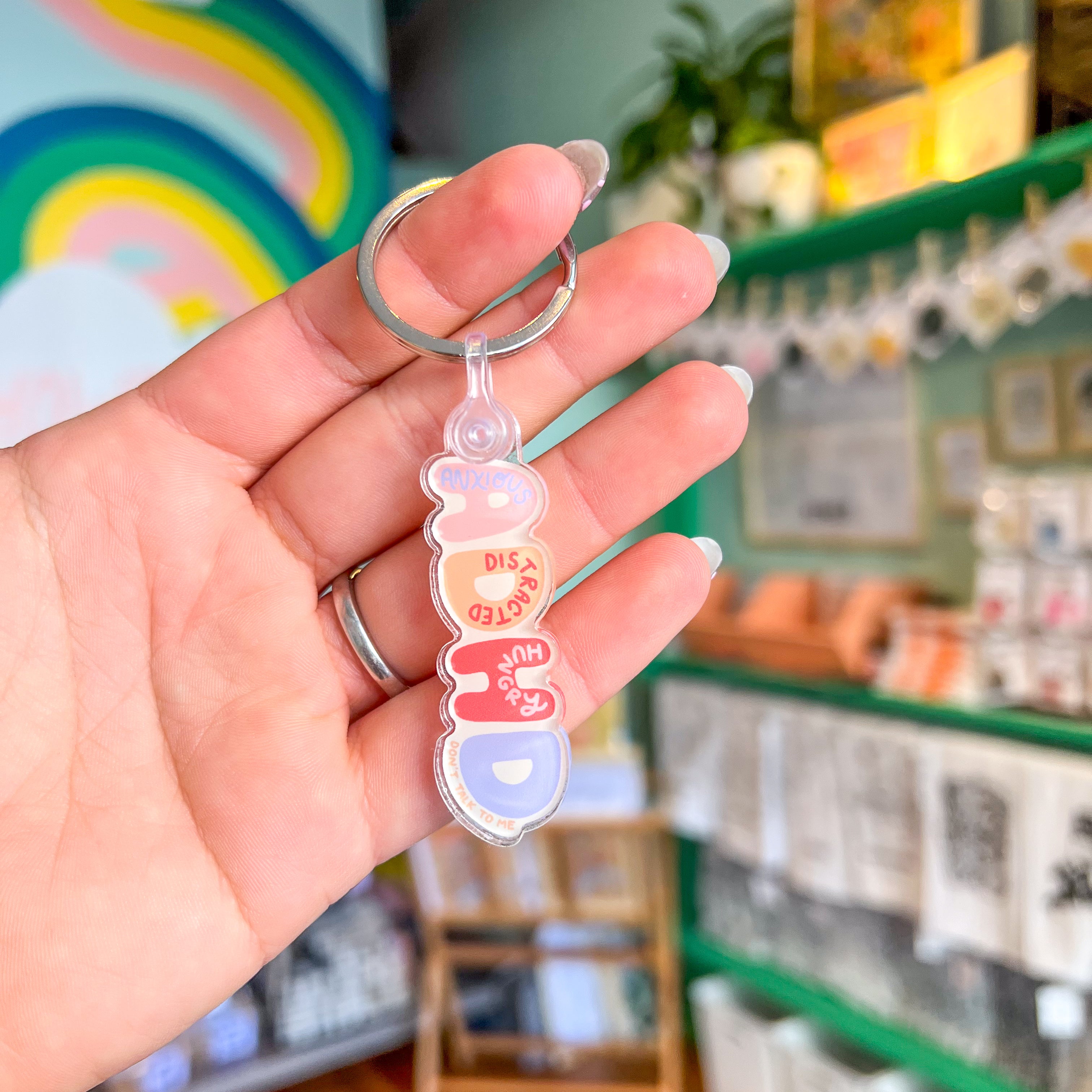 ADHD Keychain – Paris Woodhull