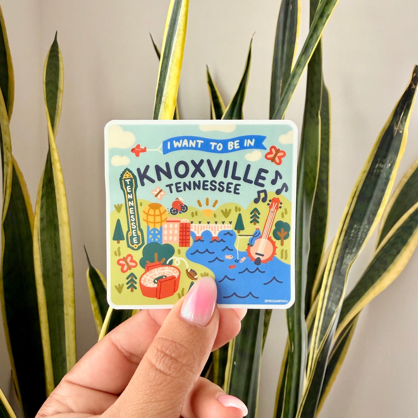 Want to be in TN Sticker