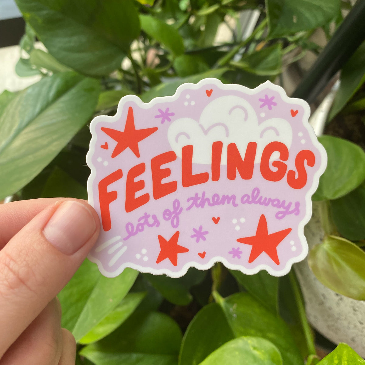 Different Feeling Sticker Feelings Sticker – Paris Woodhull