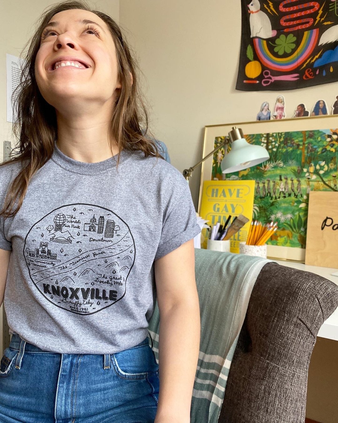 Knoxville Map T-Shirt