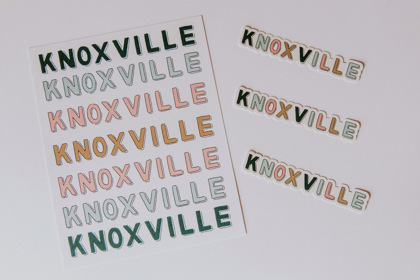 Knoxville Word Sticker