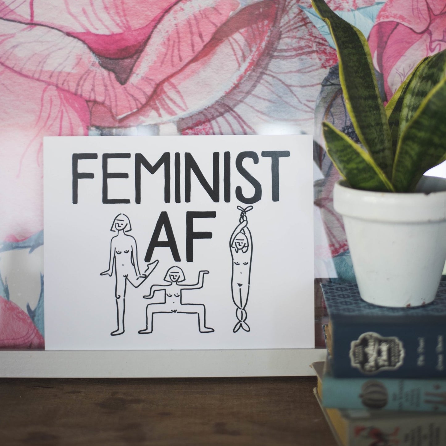 Feminist AF  - Print - 8x10"