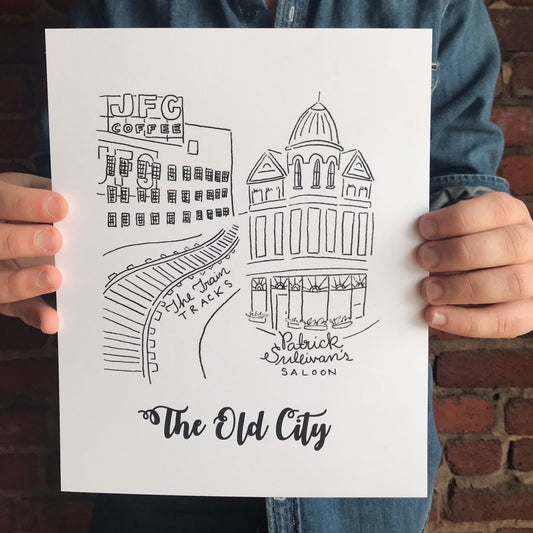Old City - Print - 8x10"