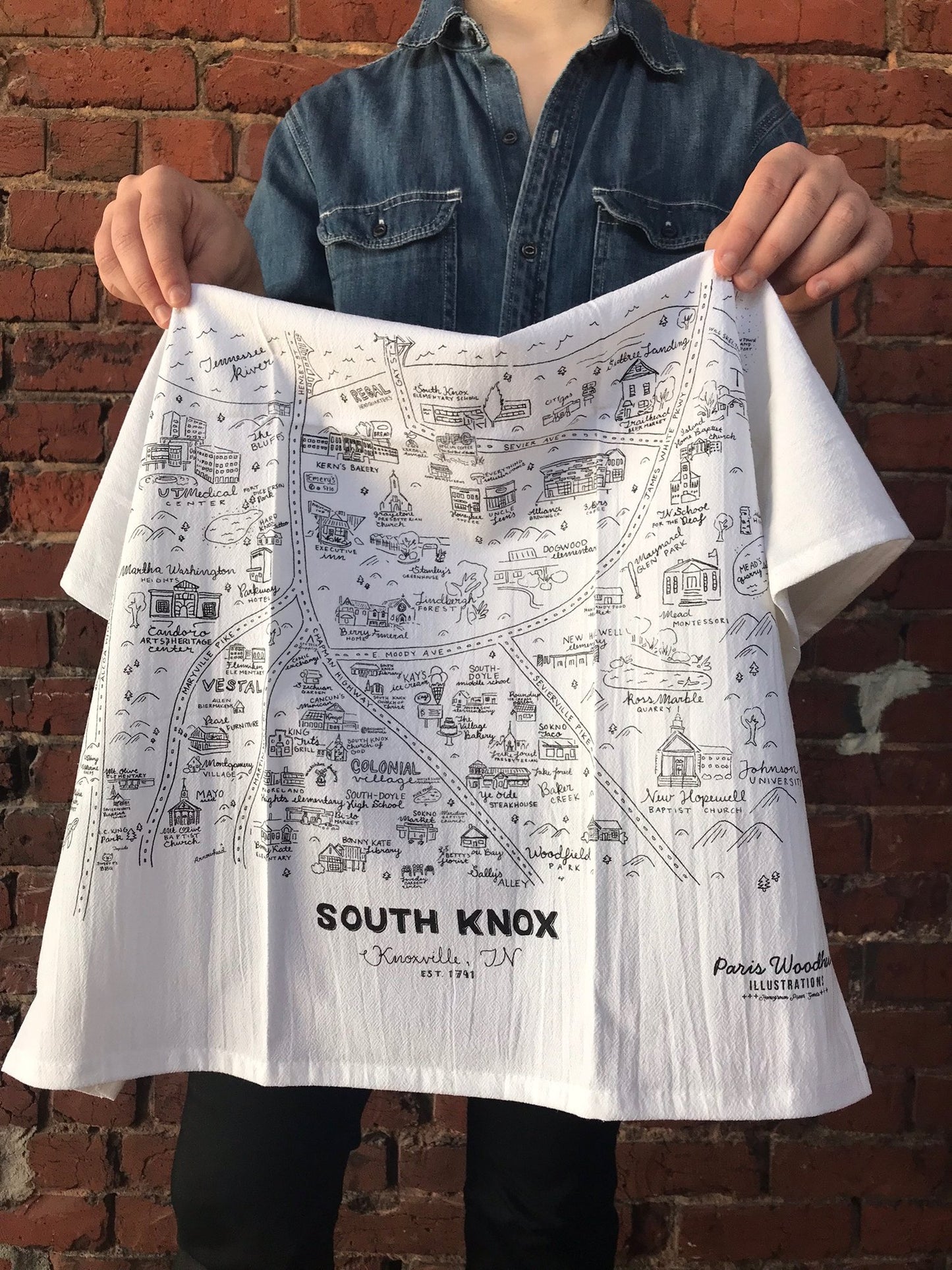 South Knoxville Tea Towel