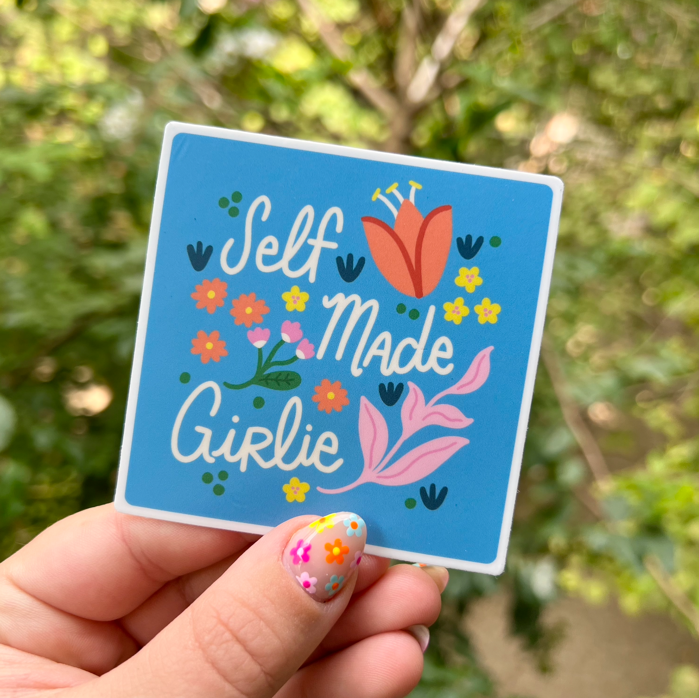 Self Made Girlie Sticker