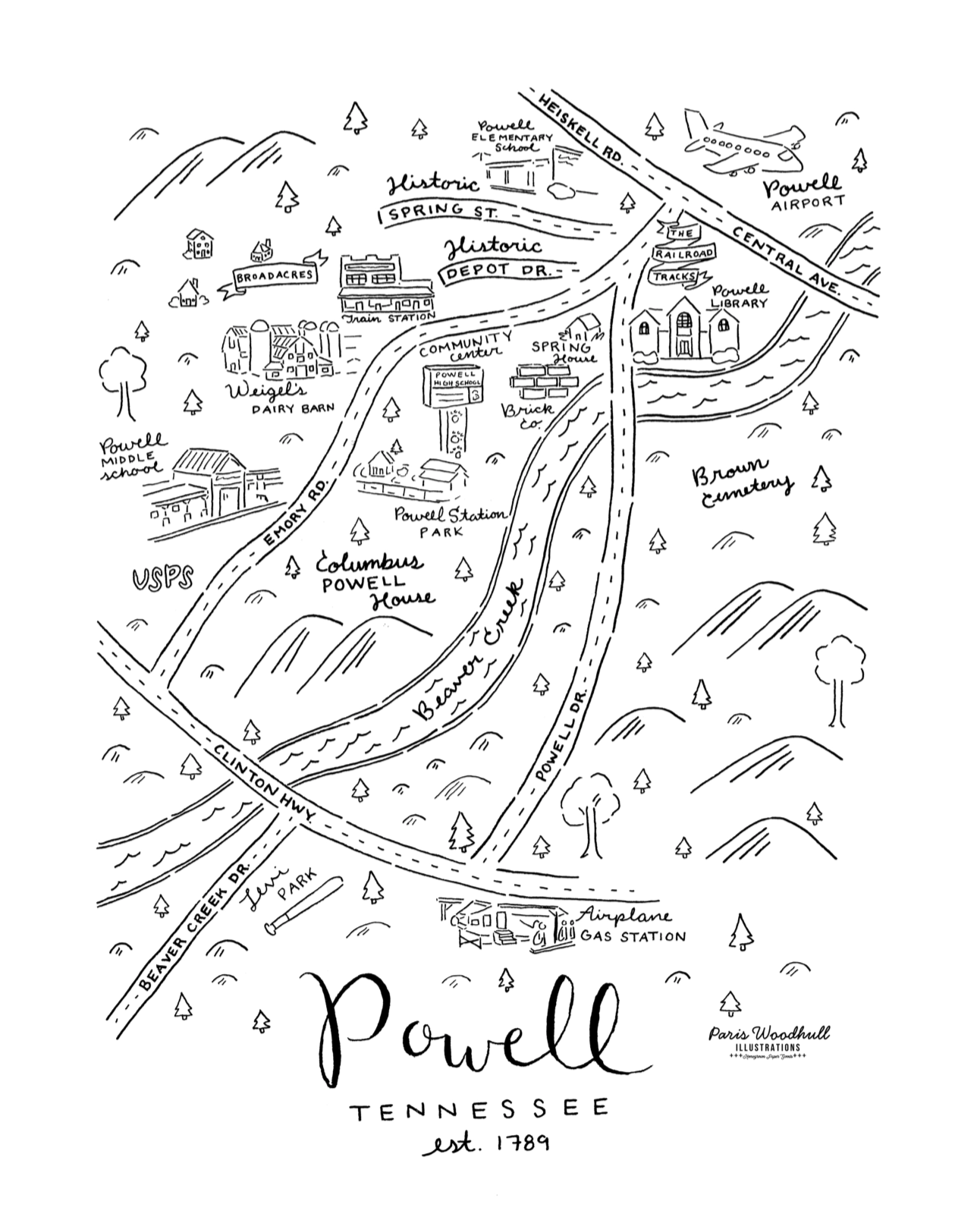 Powell  - Print - 8x10"