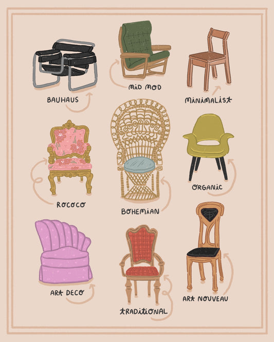 Chairs - Print - 8x10"