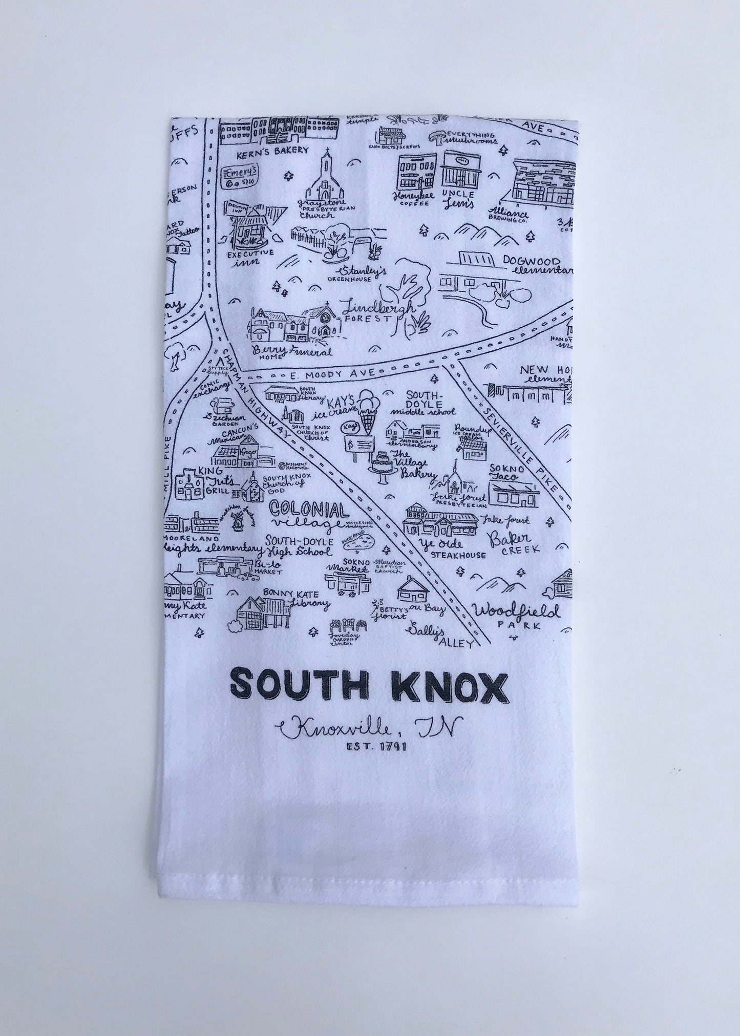 South Knoxville Tea Towel